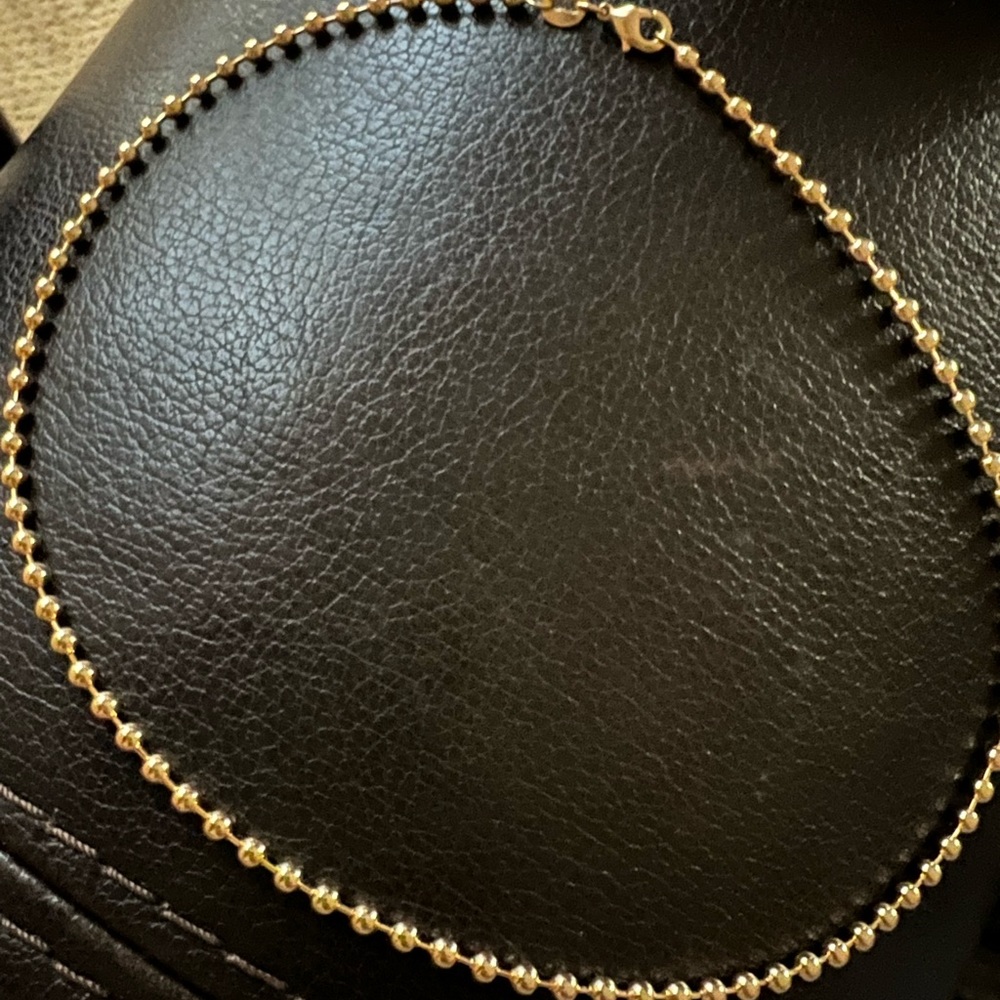 Le Sensor Amira ball chain 16” necklace